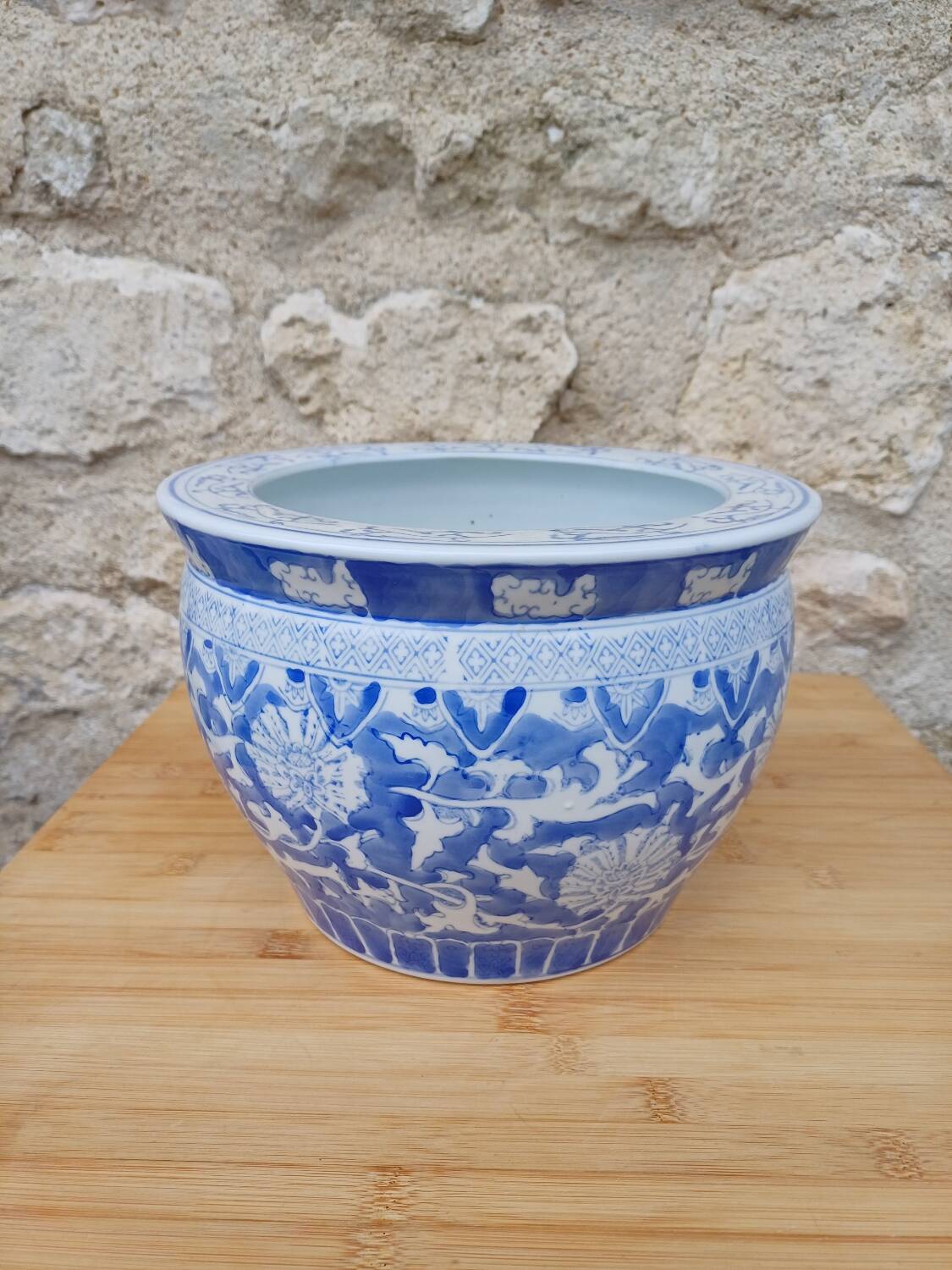 Large Chinese planter