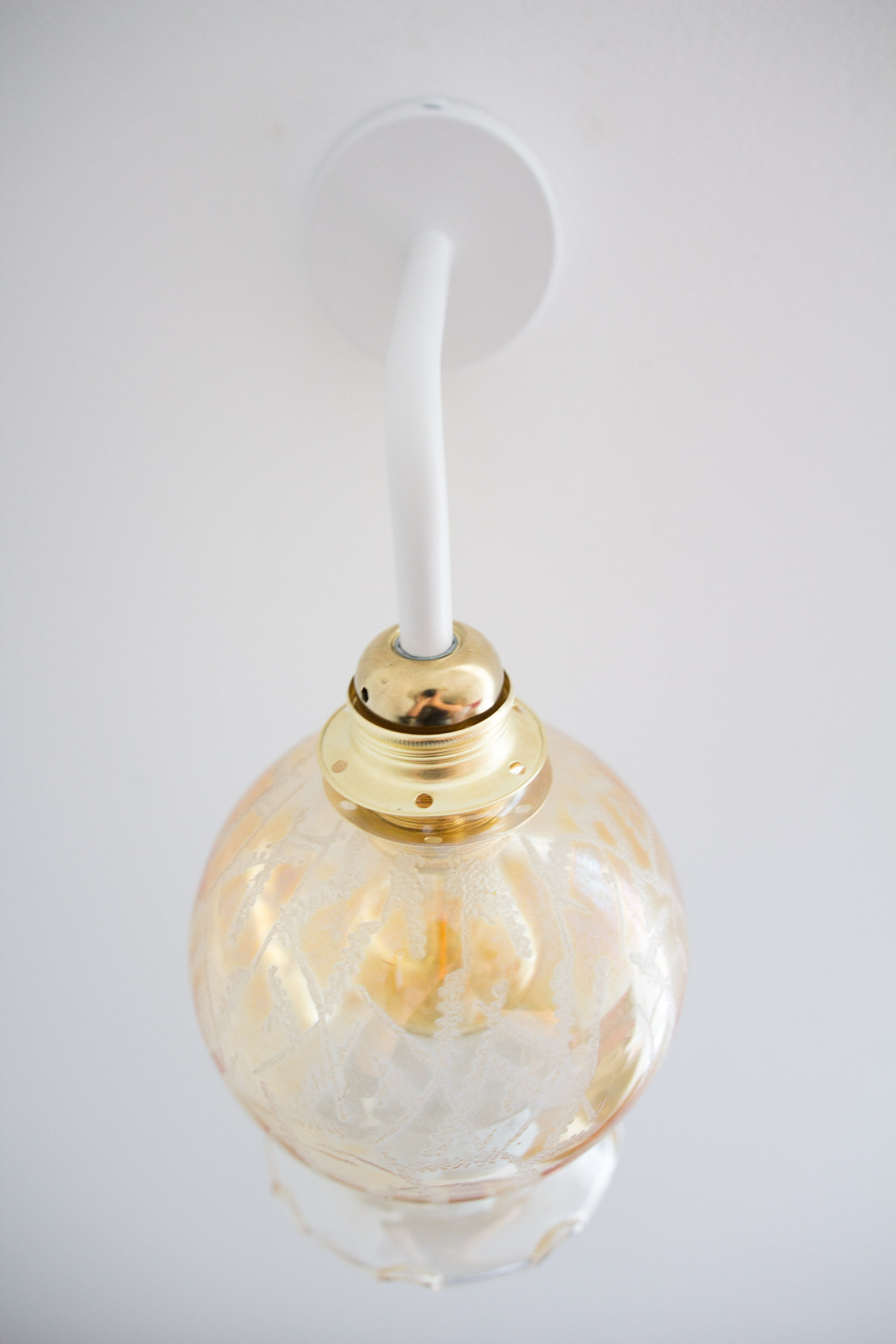 Pair of Yugochic wall vintage lamps