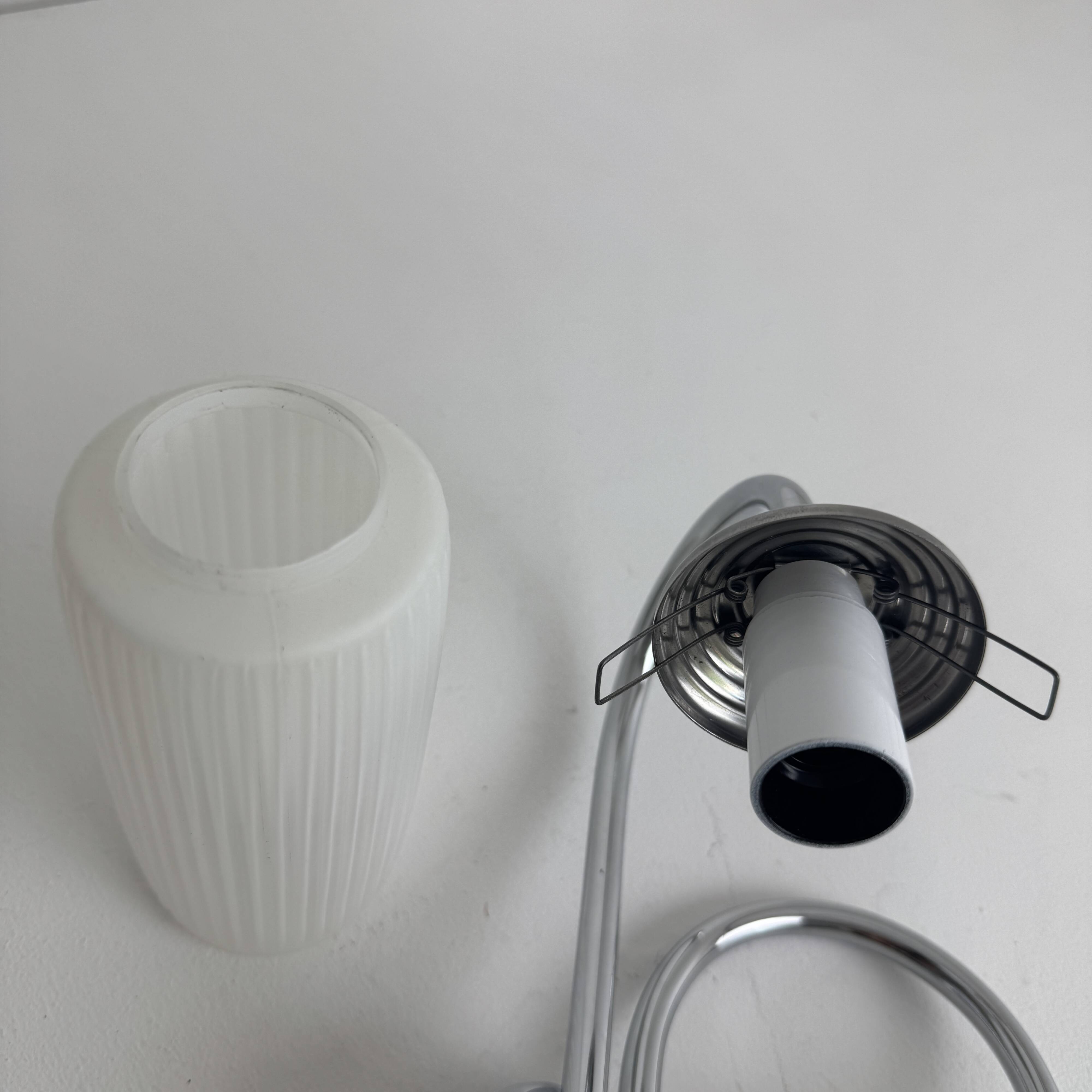 Vintage 1970 asymmetrical double wall light