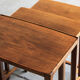 Set of 3 nesting tables in teak wood, Denmark, 1960’s