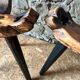 Pair of carved mountain stools