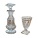 Carafon and small crystal glass from Baccarat/19th century