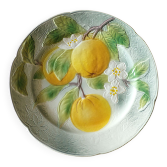 Assiette Barbotine pommes St Clément Ø21,5cm