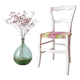 Chaise paillée en torons de tissus