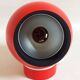 Bright Red Lita Ball Lamp Space Age 70s