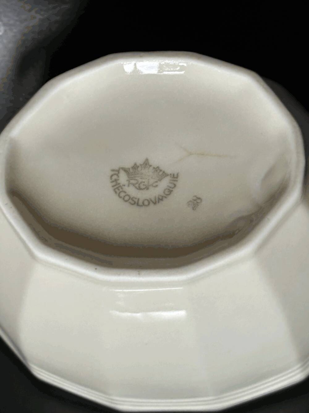 RGK Art Deco Czechoslovakian porcelain service