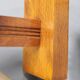 Applique en bois et verre, Tchécoslovaquie, années 1960