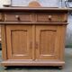 Commode 2 portes 2 tiroirs en bois massif