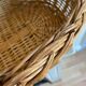 Panier osier ovale