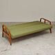 Green Banquette Daybed from Czechoslovakia 1960