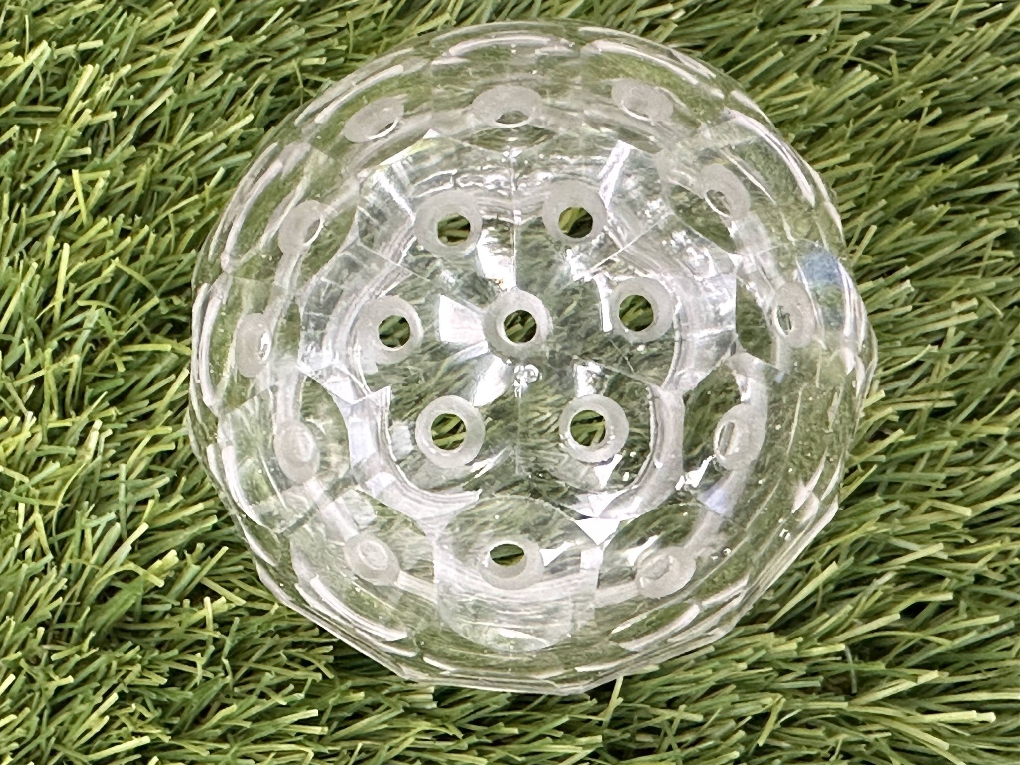 Saupoudreuse à sucre en cristal, XVIIIème siècle