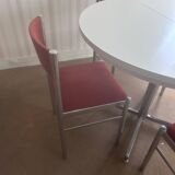 Vintage 1970s table and 4 chairs set.