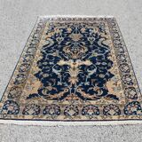 Tapis d'orient iran kashan - fait main - dimensions: 1, 42 x 2.00 mètres Laine et Soie