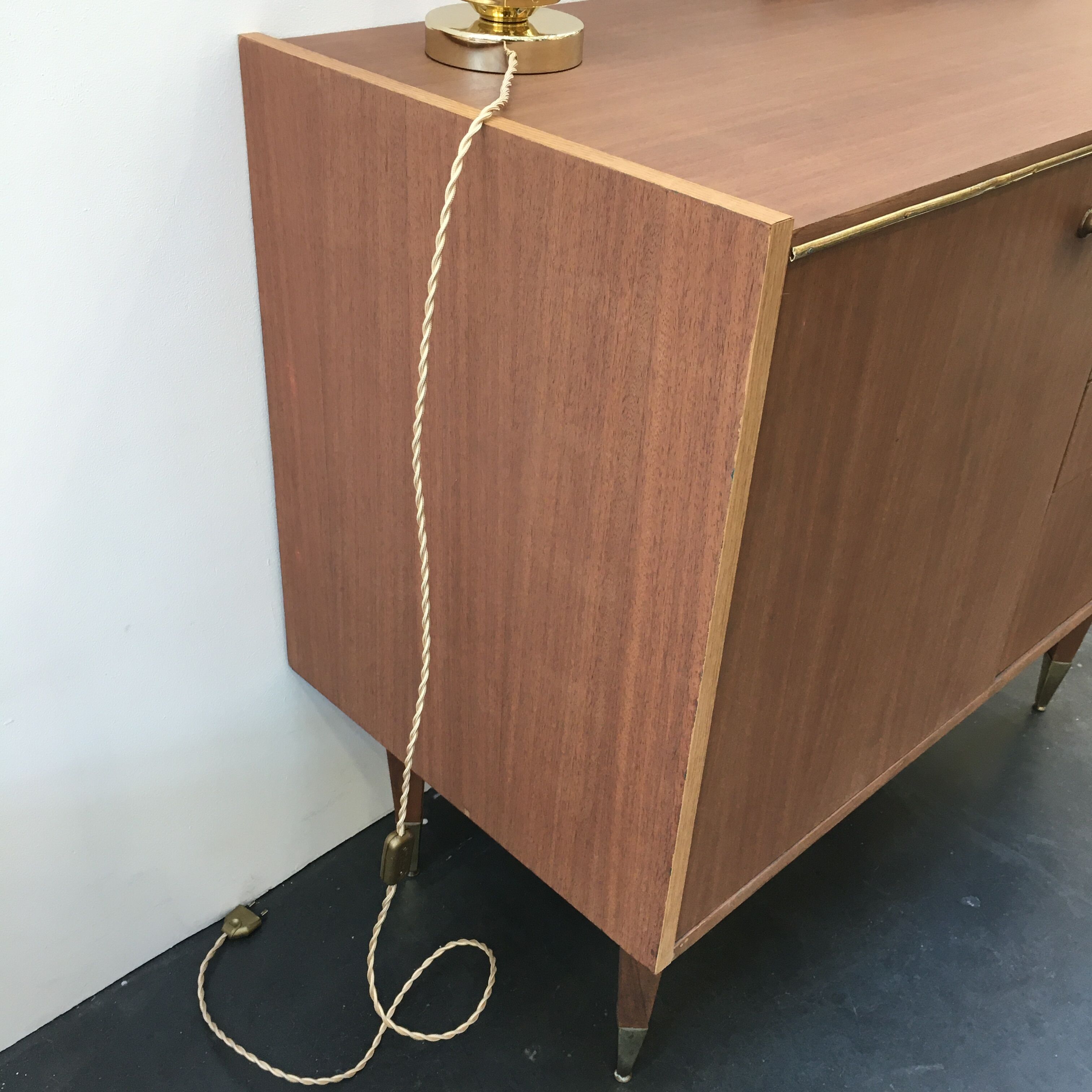 Scandinavian style teak chest of drawers