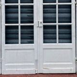 Suite de quatre portes de passage a petits carreaux XX siècle