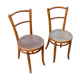 Paire de chaises bistrot 1900