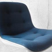 Pair of chairs of Randall Buck for Steelcase Strafor - 1970