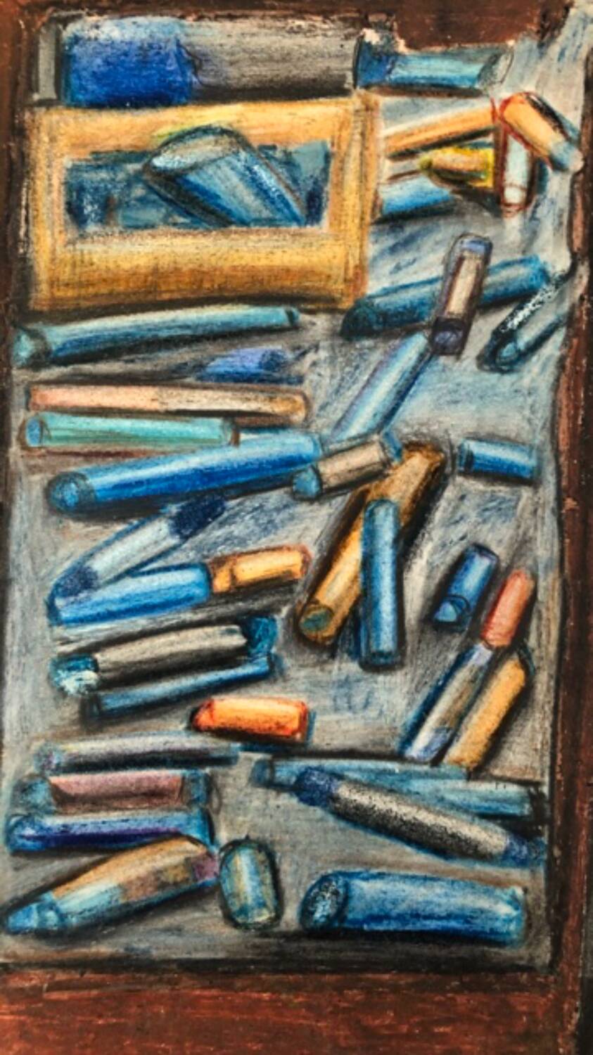 Pastel illustration