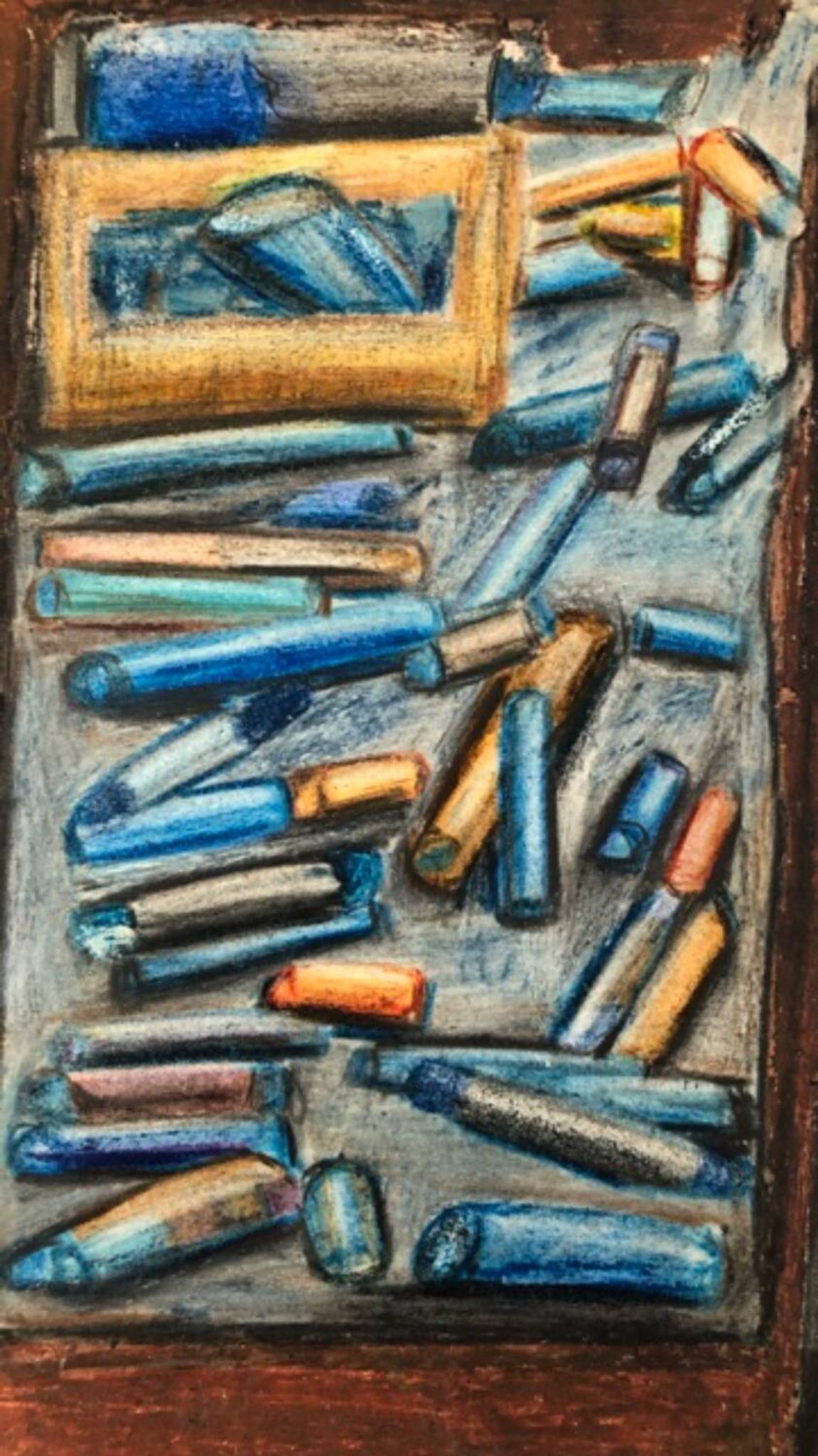 Pastel illustration