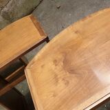 Light wooden tables