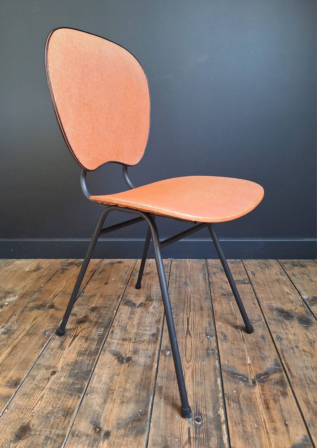 Trio of vintage chairs, antique designer seating furniture