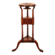 18th century mahogany barber's or pocket emptier