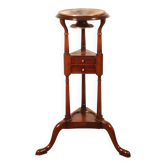18th century mahogany barber's or pocket emptier