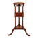 18th century mahogany barber's or pocket emptier