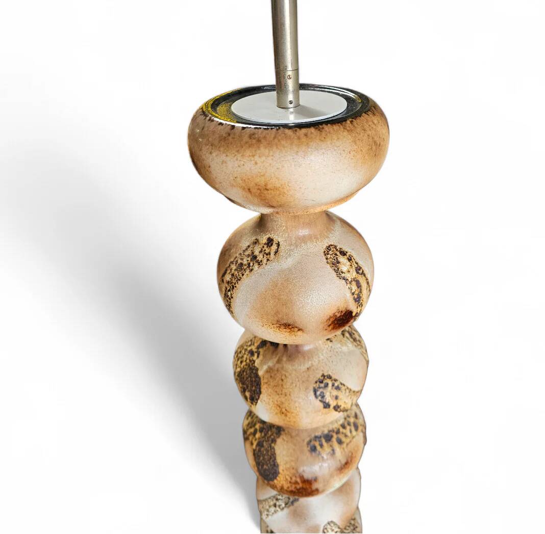 Vintage ceramic bubble floor lamp Kaiser Leuchten