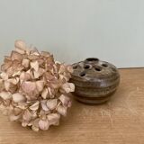 Pique-fleurs vintage en grès