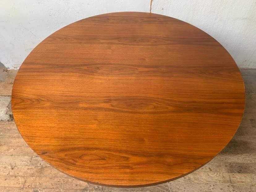 Vintage round table rosewood