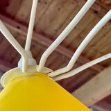 Vintage 3-light pendant light by Le Dauphin circa 1980s