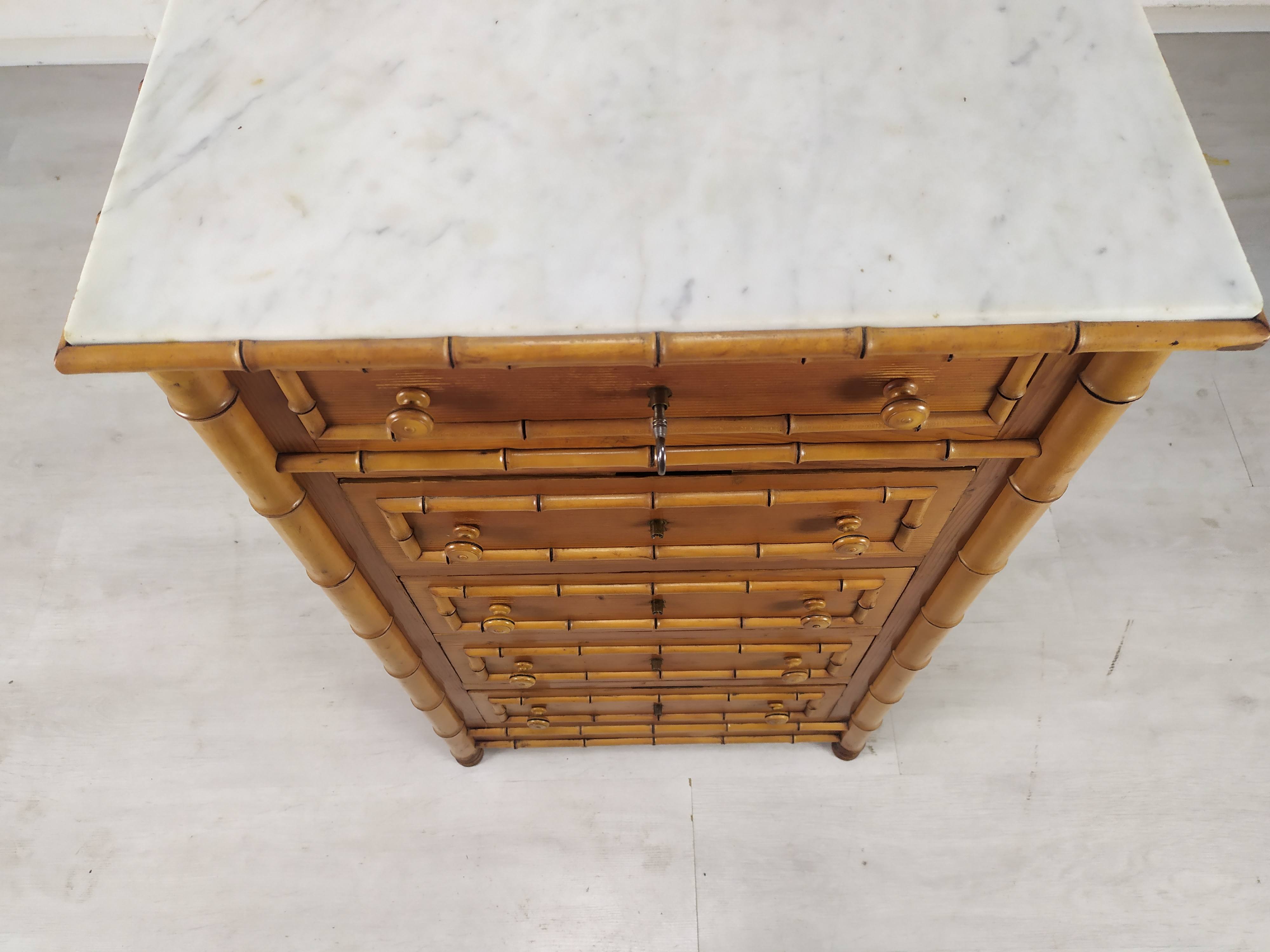 Rag picker 6 bamboo drawers