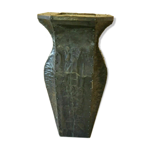 vase art nouveau bois