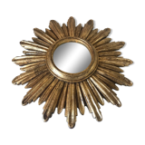 Sun mirror with domed mirror 1960  - 26x26cm