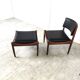 Fauteuil scandinave du milieu du siècle avec tabouret, années 1960