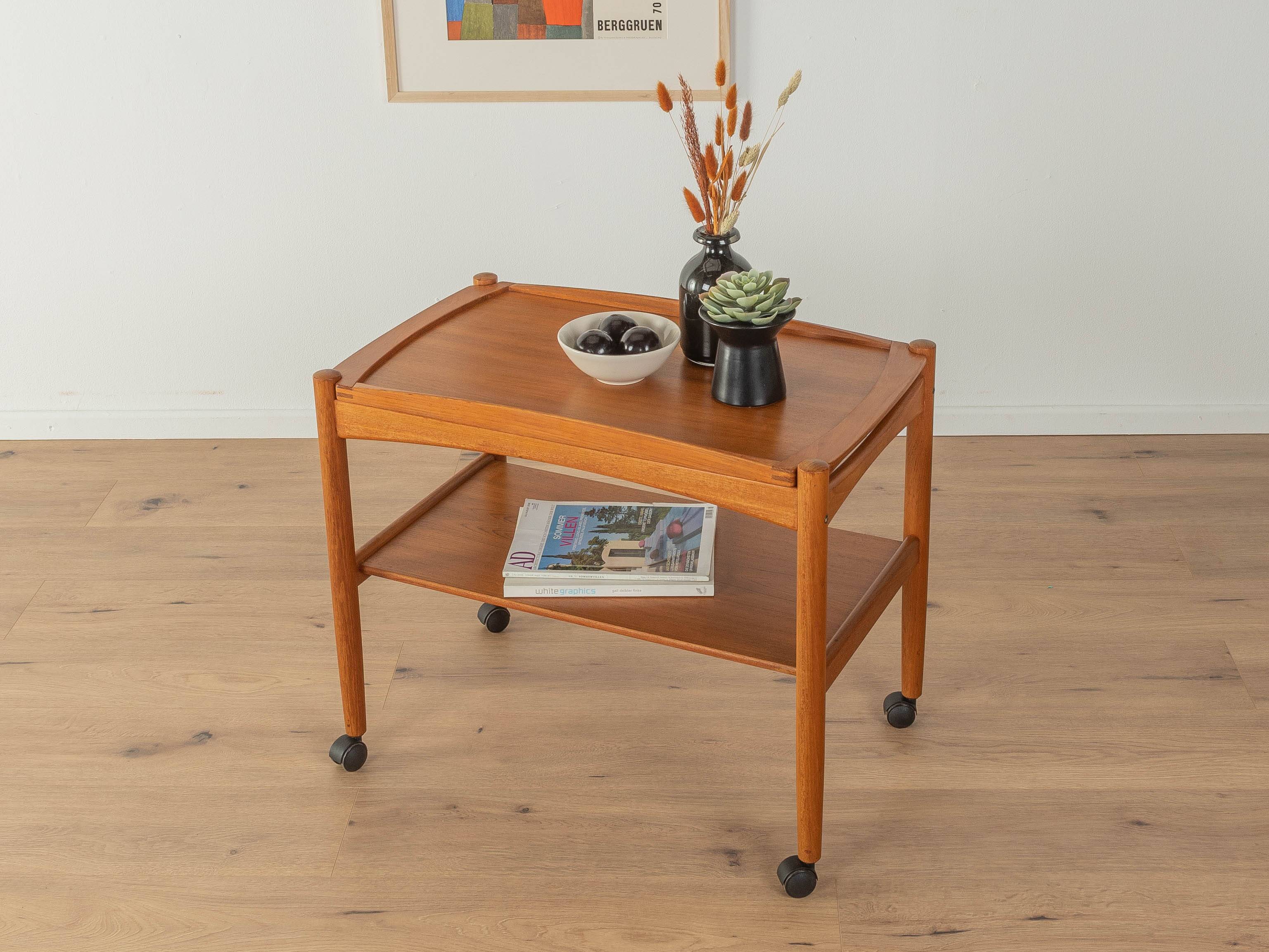 1960s serving trolley, Poul Hundevad, vintage