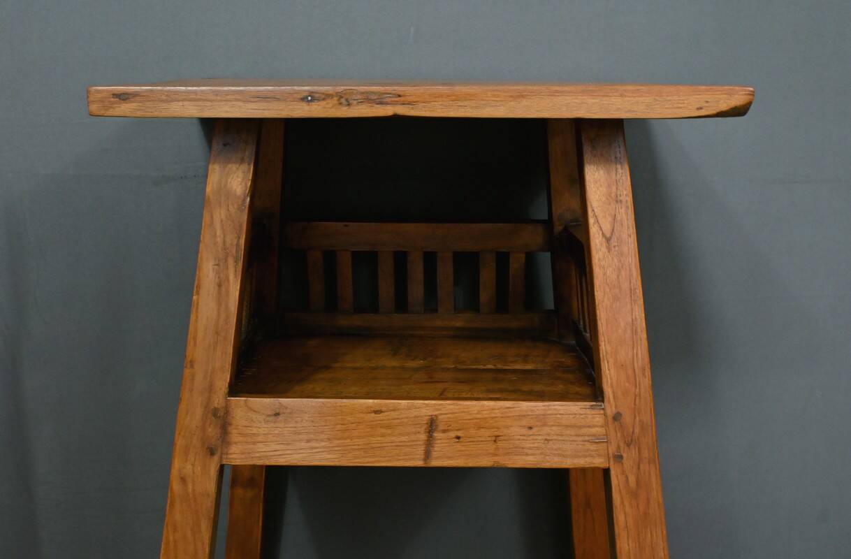 Walnut Sculptor's Stand – 19th Century