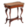 Small antique coffee table made of fruitwood and rosewood, 20th century.