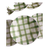 Set of 6 deep plates Moulin des Loups, Tablecloth