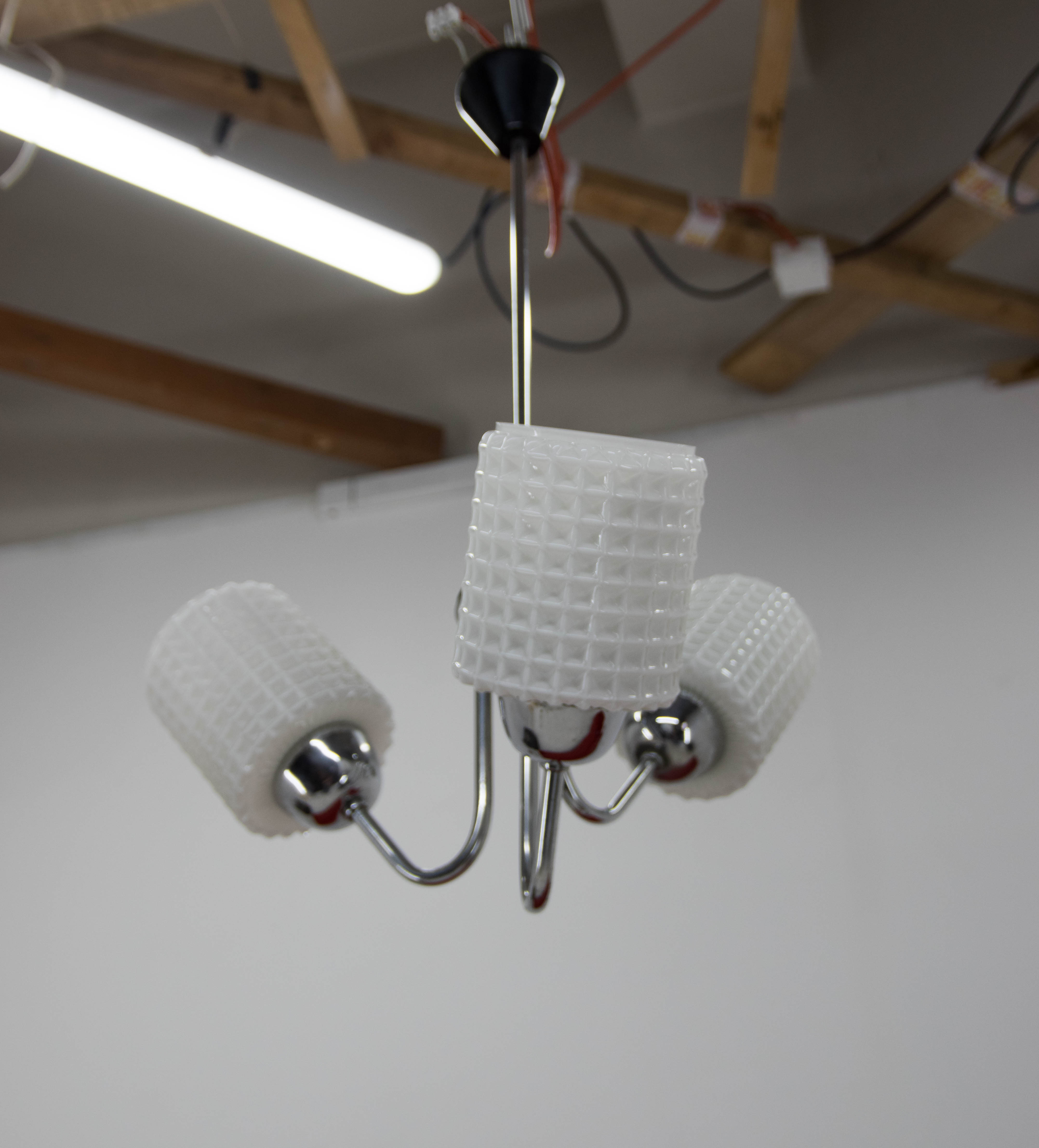 Mid-Century Chandelier, Lidokov, 1960s