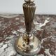 Candlesticks, silver-plated metal, Maison Christofle, pair of candelabras, 3 lights