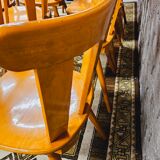 Set of 12 vintage bistro chairs