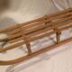 Vintage wooden sledge for 1 to 2 people
