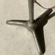 Industrial metal foot lamp