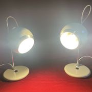 Paire de lampe Eye-Ball, "Aluminor", année 70