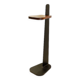 Metal and wood pedestal