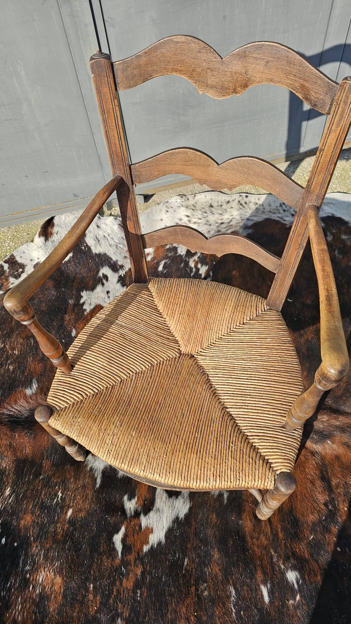 Old Provencal armchair