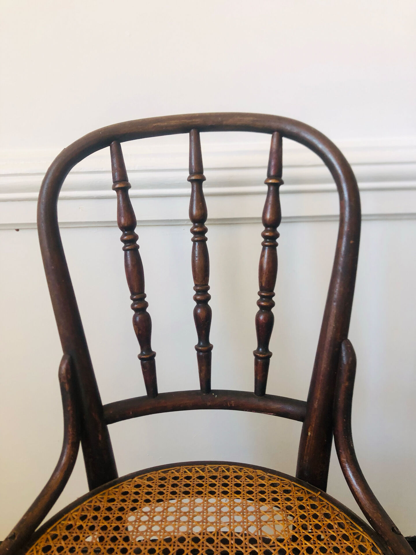 Pair of chairs signed Thonet