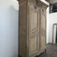 Norman wardrobe with bouquet design in solid oak